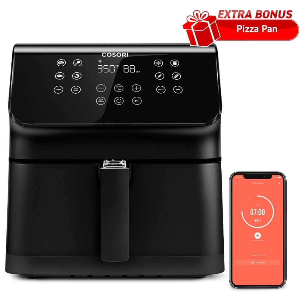 Freidora wifi smart hot de 5.8 Litros